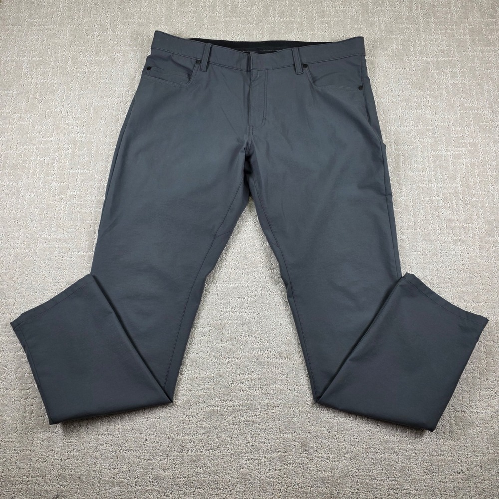 Nike Dri-FIT‎ Slim Fit Golf Pants Mens 38x33 Gray 5-Pocket Performance Trousers